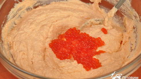 паштет из форели с икрой праздничный