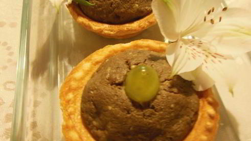 паштет из индюшиной печени с орехами и виноградом