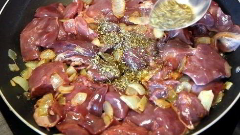 паштет из куриной печени с грибами