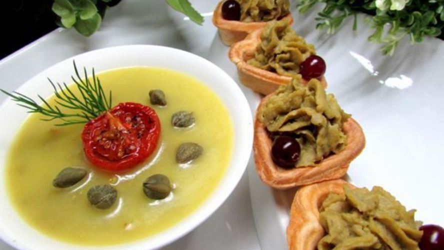 Рецепт паштета из печени трески с зеленым горошком