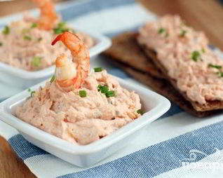 Паштет из семги с креветками