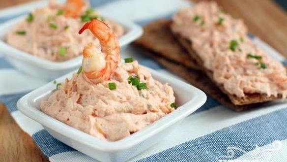 Рецепт Паштета из семги с креветками