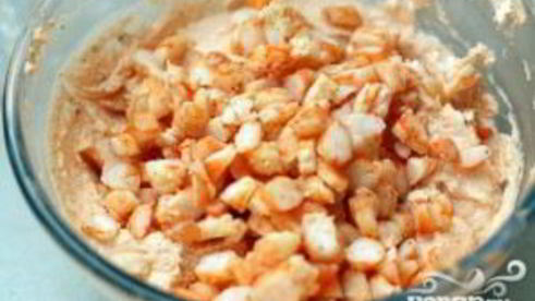 паштет из семги с креветками