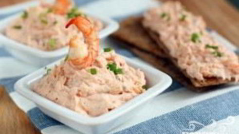 паштет из семги с креветками