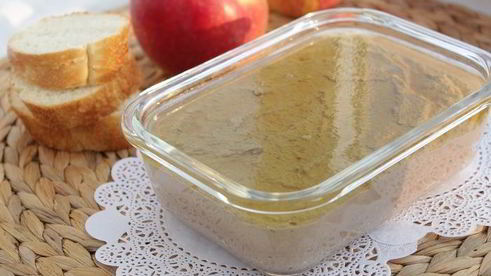 паштет из свиной печени с яблочным желе