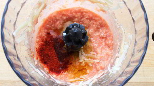 паштет из сыра и томатов