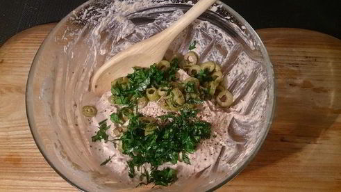 паштет из тунца и творожного сыра