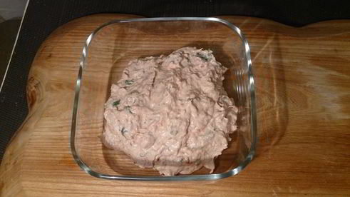 паштет из тунца и творожного сыра