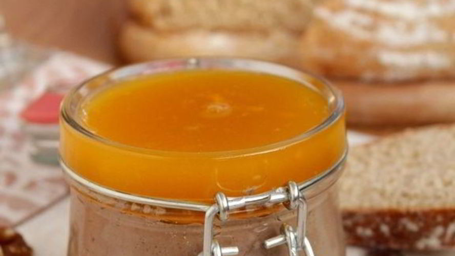 Рецепт паштета с облепиховым желе