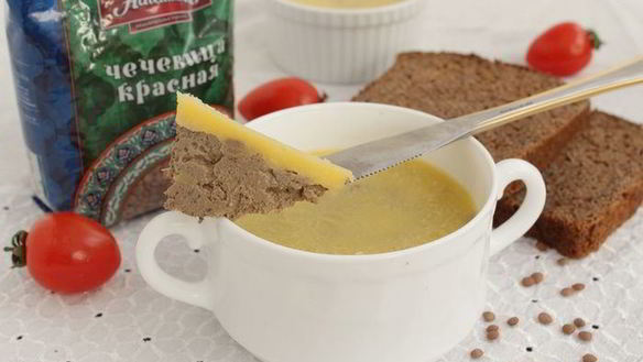 Рецепт Печеночно-чечевичного паштет