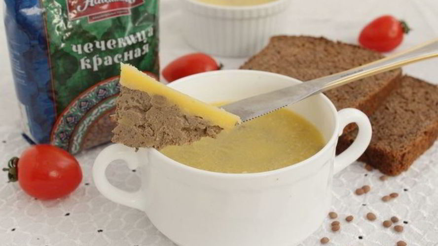 Рецепт печеночно-чечевичного паштет