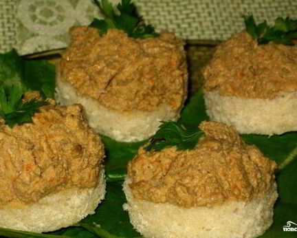 Печеночный паштет из говяжьей печени в мультиварке