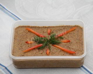 Печеночный паштет из говяжьей печени