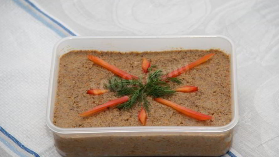 Рецепт печеночного паштета из говяжьей печени