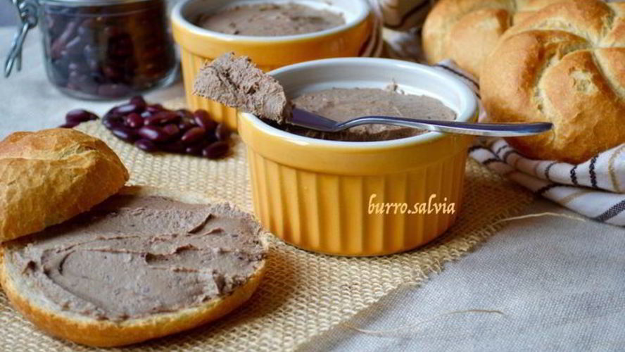 Рецепт печеночного паштета с фасолью