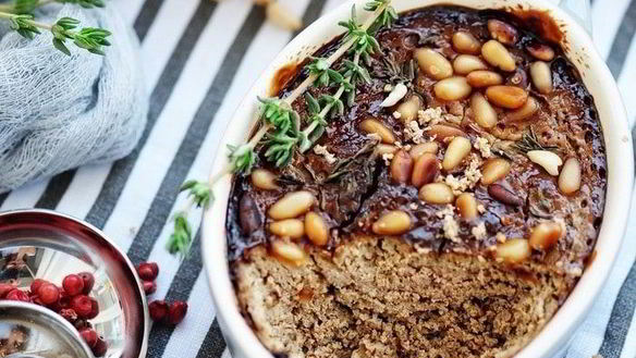 Рецепт Печеночного паштета с творожным сыром и кедровыми орешками