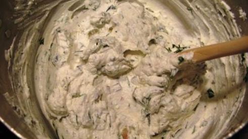 творожный паштет с жареными перцами