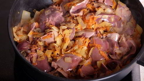 запеченный печеночный паштет с грибами