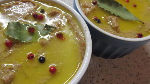 запеченный утиный паштет