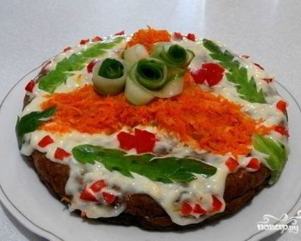 Печеночный торт в мультиварке