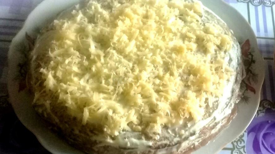 Рецепт печеночного тортика