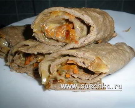 Печеночные рулетики