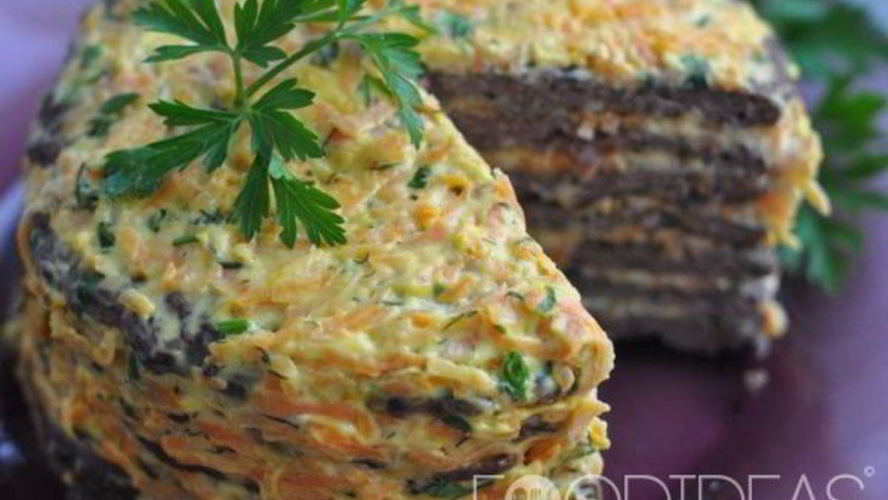 Рецепт торта из куриной печени