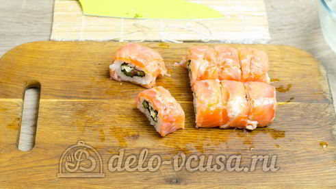 домашние роллы филадельфия