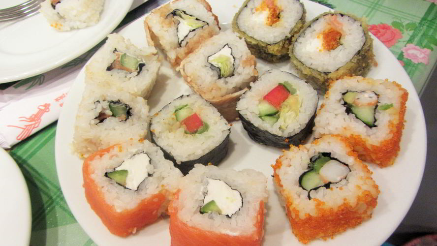 Рецепт домашних роллов калифорния