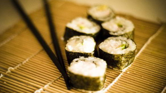 Рецепт Домашних роллов с семгой