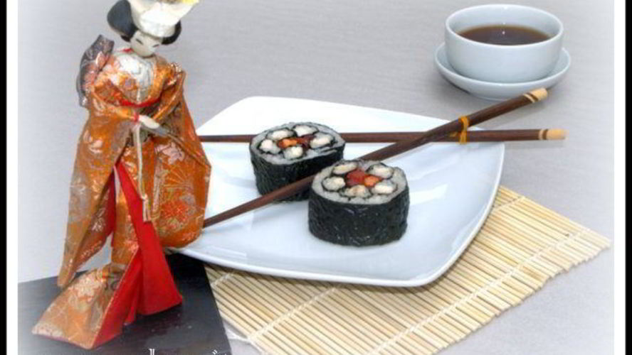 Рецепт фальшивых суш-роллов с курицей