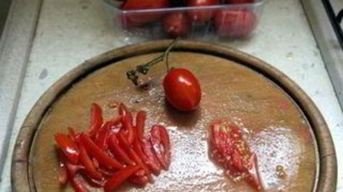 фальшивые суши-роллы с курицей