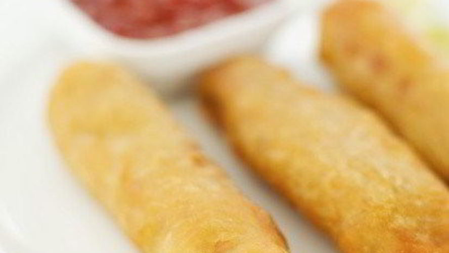 Рецепт китайских весенних роллов с креветками и бобовыми проростками