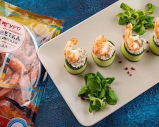 Огуречные роллы с креветками