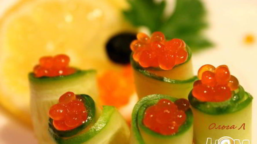 Рецепт огуречных роллов