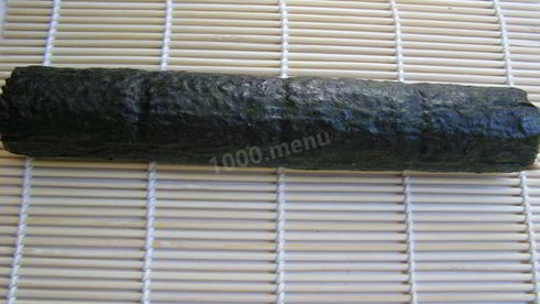 постные роллы с огурцом