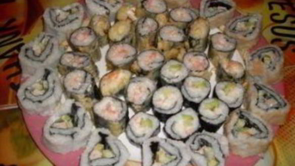 Рецепт Роллов горячих с креветками и майонезом