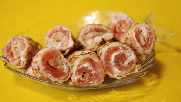 Рецепт Роллов по-русски с красной рыбой