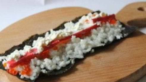 роллы с красной икрой