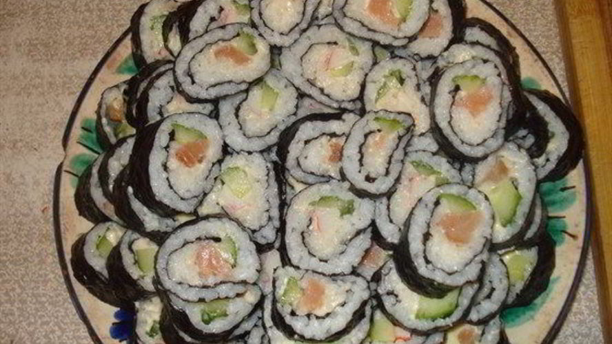 Рецепт роллов с красной рыбой