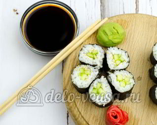 Роллы с огурцом Каппа маки