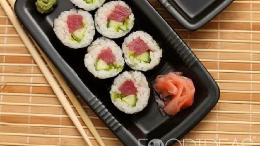 Рецепт роллов с тунцом и огурцом