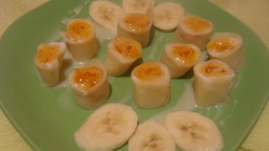 Рецепт роллов с творожным кремом