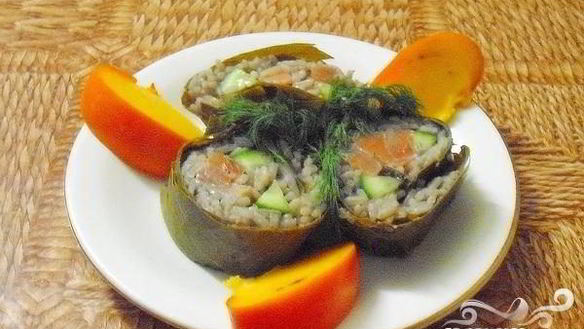 Рецепт Роллов с виноградными листьями