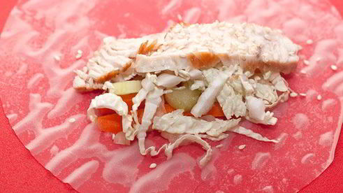 спринг роллы с индейкой