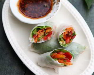 Спринг-роллы с овощами