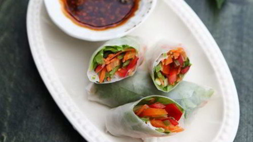 Рецепт спринга-роллов с овощами