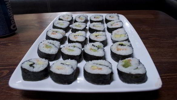 Рецепт Суш роллы с красной рыбкой