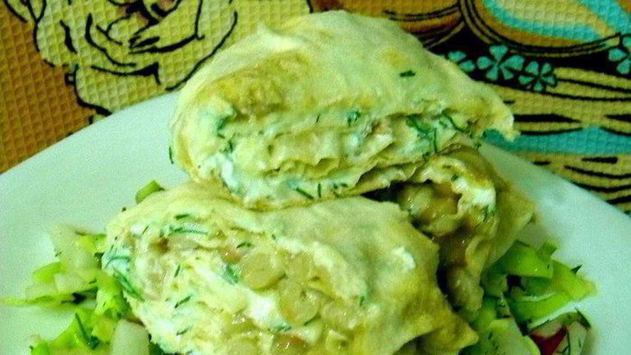 Рецепт витаминного сытного ролла