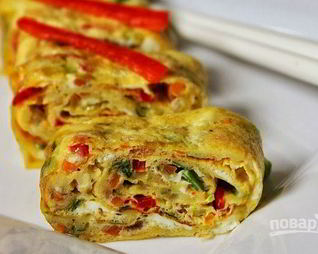 Яичные роллы по-корейски